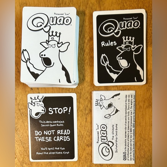 Quao (Pronounced Cow) The Ultimate Dictatorship Card Game. - Picture 3 of 6